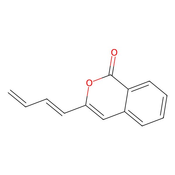2D Structure of 3-[(1E)-buta-1,3-dienyl]isochromen-1-one