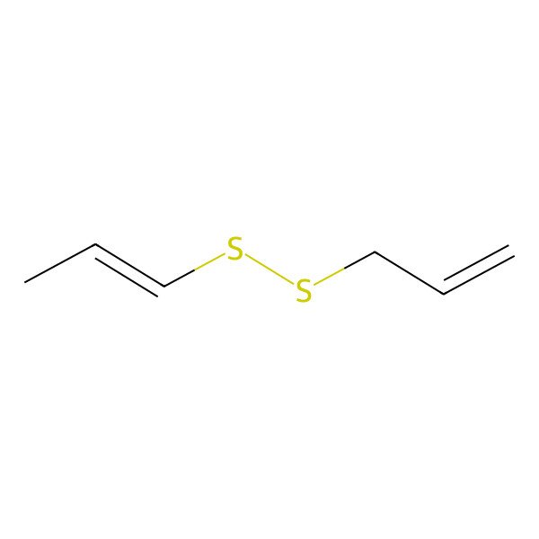 2D Structure of (E)-1-Propenyl 2-propenyl disulfide