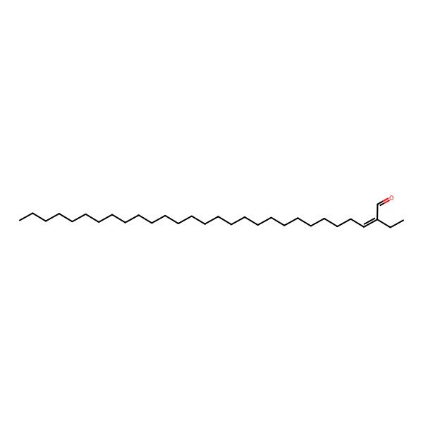 2D Structure of (E)-2-ethylnonacos-2-enal