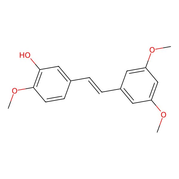2D Structure of 4,3',5'-tri-O-methylpiceatannol