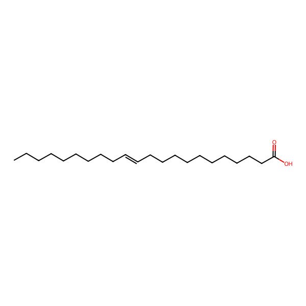 2D Structure of (E)-docos-12-enoic acid