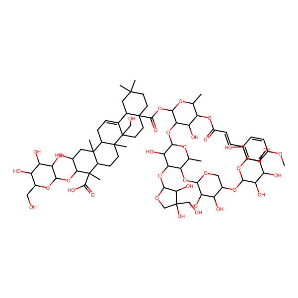 2D Structure of E-senegasaponin a 2D Structure of E-senegasaponin a