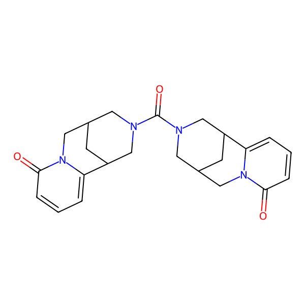 2D Structure of 11-(6-Oxo-7,11-diazatricyclo[7.3.1.02,7]trideca-2,4-diene-11-carbonyl)-7,11-diazatricyclo[7.3.1.02,7]trideca-2,4-dien-6-one
