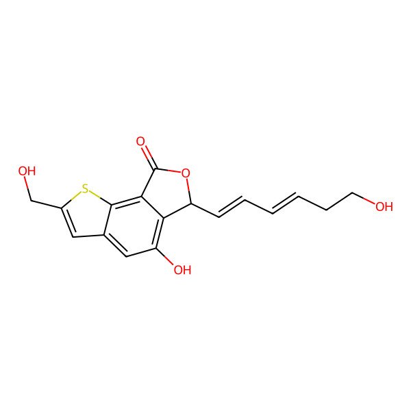 2D Structure of Echinothiophenegenol