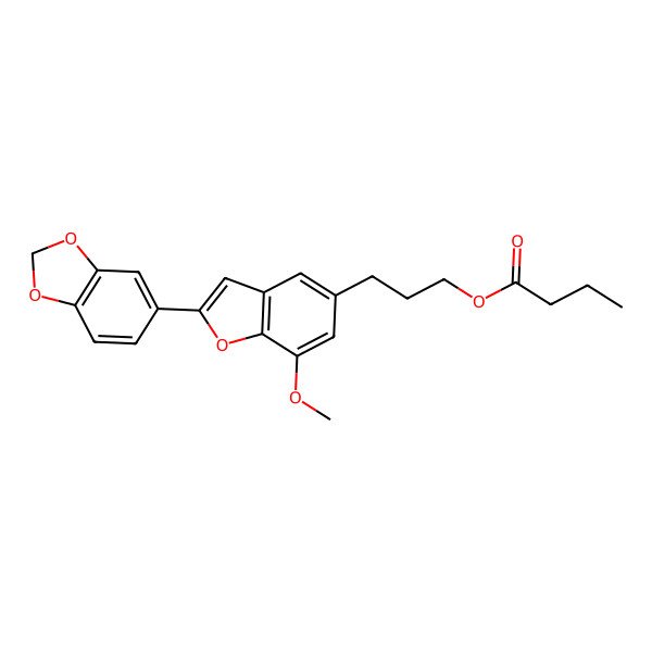 2D Structure of Egonolbutanoate