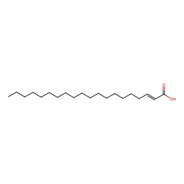 2D Structure of Eicosenoic acid, (Z)-