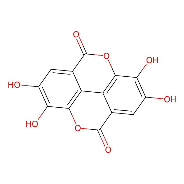 2D Structure of Ellagic Acid