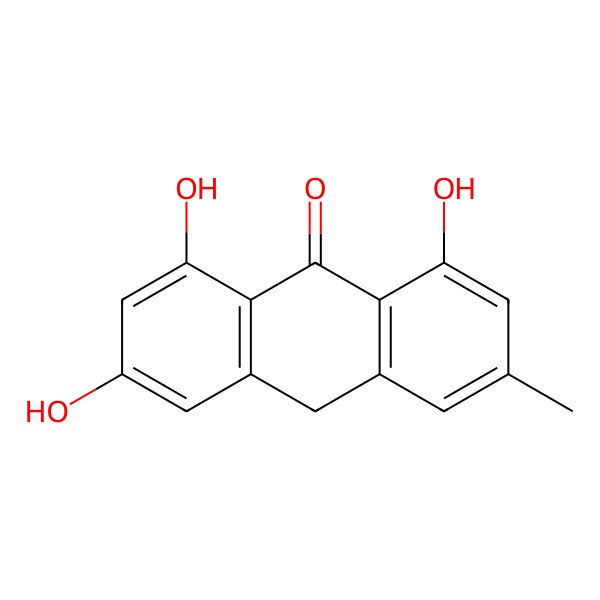 2D Structure of Emodin anthrone