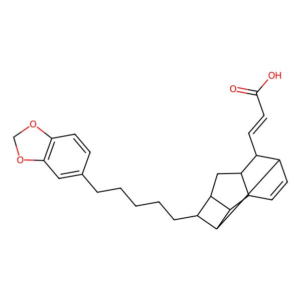 2D Structure of endiandric acid L, rel- 2D Structure of endiandric acid L, rel-