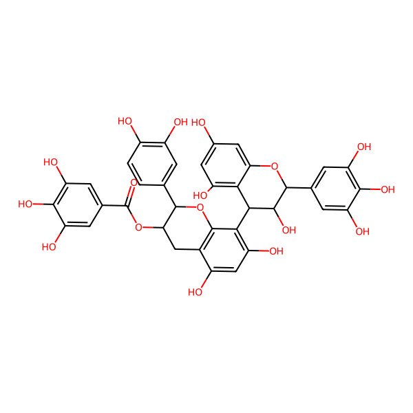 2D Structure of Epigallocatechin-(4beta->8)-epicatechin-3-O-gallate ester 2D Structure of Epigallocatechin-(4beta->8)-epicatechin-3-O-gallate ester