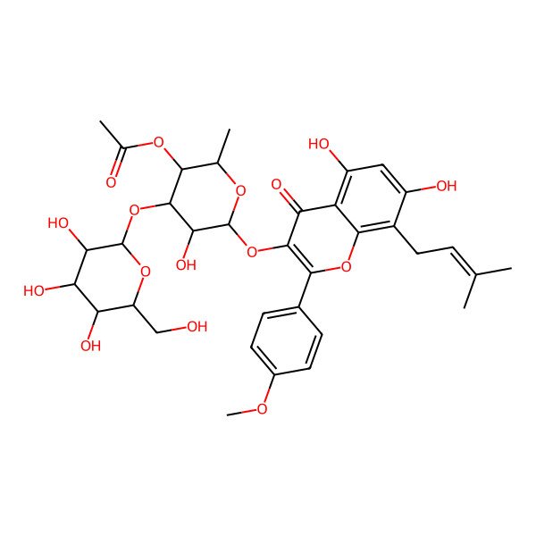 2D Structure of Epimedokoreanoside II