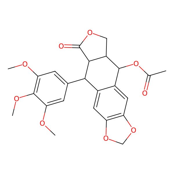 2D Structure of Epipicropodophyllotoxin acetate