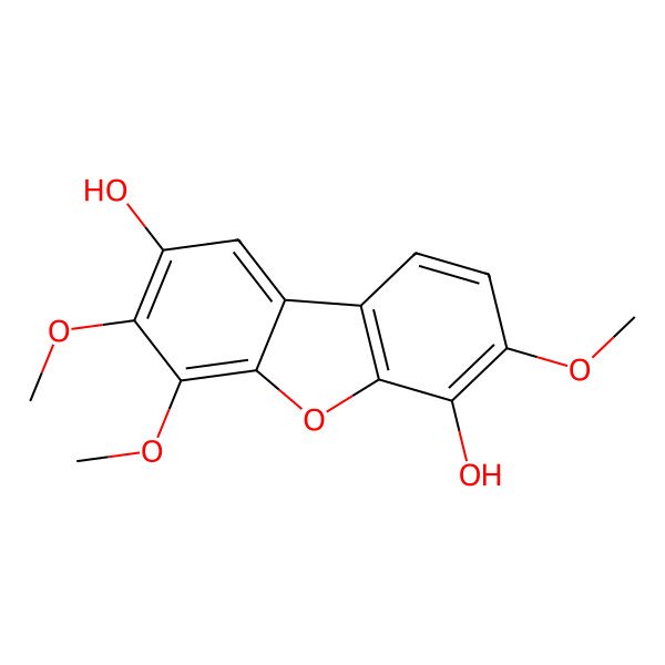 2D Structure of Epsilon-Cotonefuran 2D Structure of Epsilon-Cotonefuran