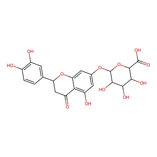 2D Structure of Eriodictyol 7-glucuronide