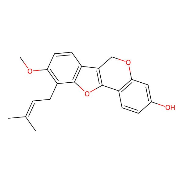 2D Structure of eryvarin D 2D Structure of eryvarin D