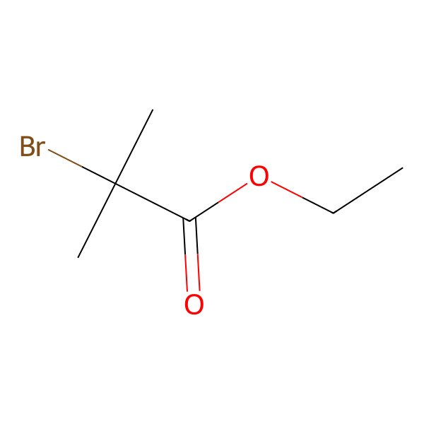 2D Structure of Ethyl 2-bromoisobutyrate