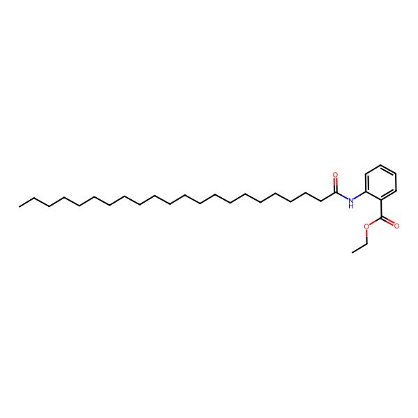 2D Structure of Ethyl 2-(docosanoylamino)benzoate