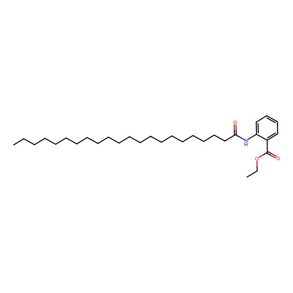 2D Structure of Ethyl 2-(docosanoylamino)benzoate 2D Structure of Ethyl 2-(docosanoylamino)benzoate