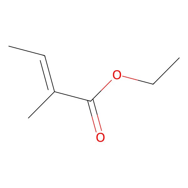 2D Structure of Ethyl 2-methylbut-2-enoate