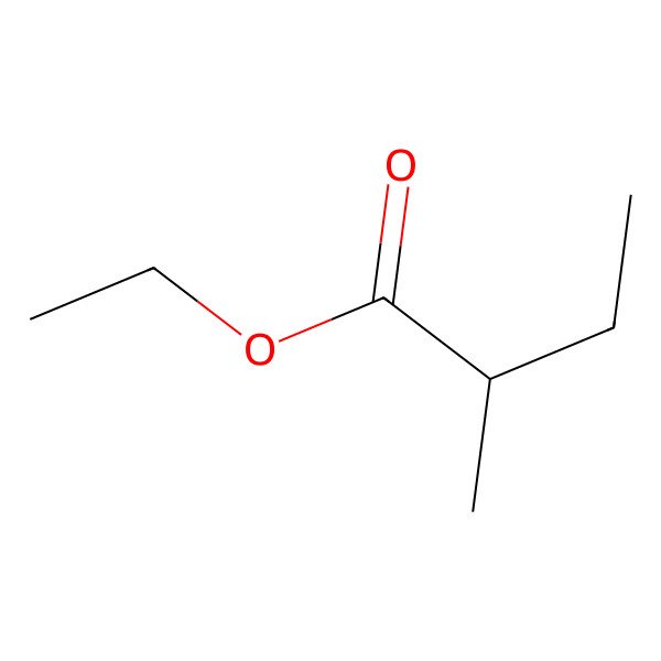 2D Structure of ethyl (2R)-2-methylbutanoate