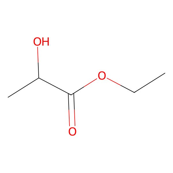 2D Structure of (L)-ethyl lactate