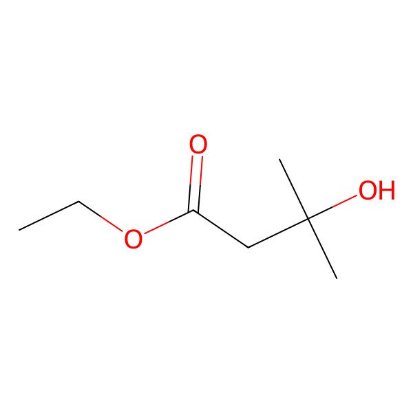 2D Structure of Ethyl 3-hydroxy-3-methylbutyrate