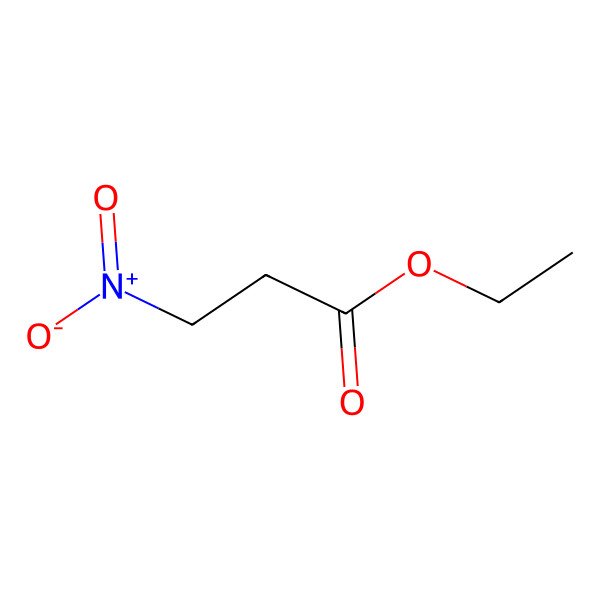 2D Structure of Ethyl 3-nitropropanoate