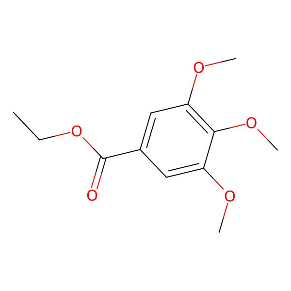 2D Structure of Ethyl 3,4,5-Trimethoxybenzoate 2D Structure of Ethyl 3,4,5-Trimethoxybenzoate