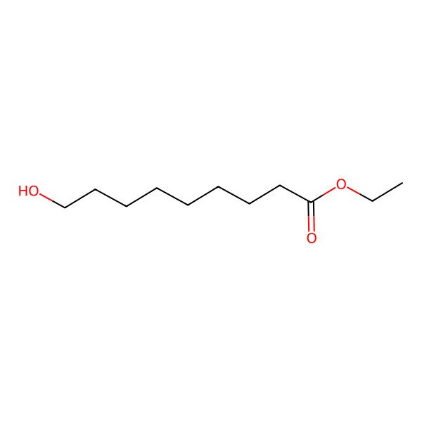 2D Structure of Ethyl 9-hydroxynonanoate 2D Structure of Ethyl 9-hydroxynonanoate