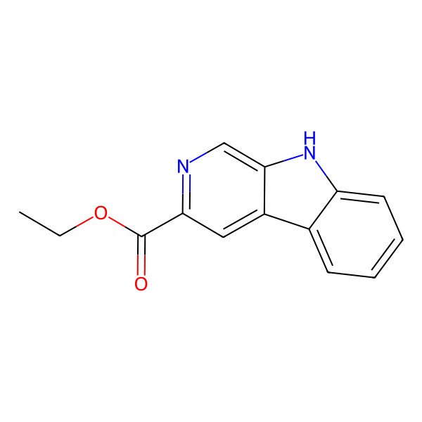 2D Structure of Ethyl beta-carboline-3-carboxylate