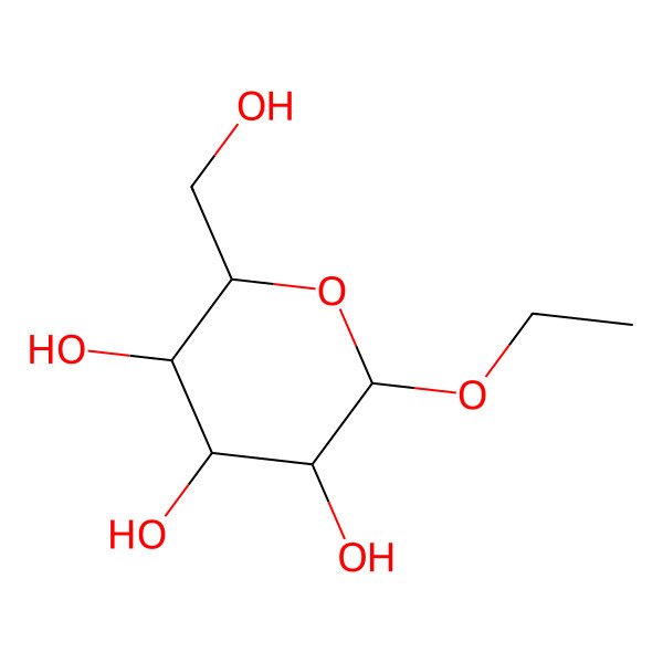2D Structure of Ethyl Beta-D-Galactopyranoside
