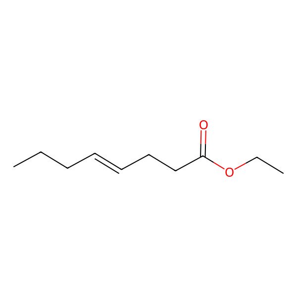 2D Structure of Ethyl 4-octenoate, (4Z)-