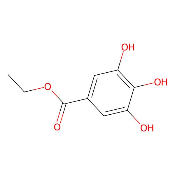 2D Structure of Ethyl gallate 2D Structure of Ethyl gallate