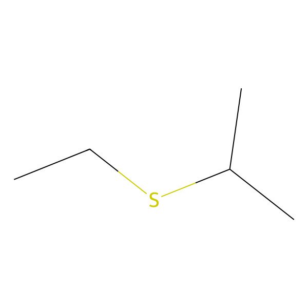 2D Structure of Ethyl isopropyl sulfide