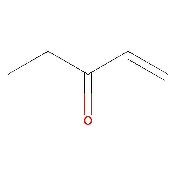 2D Structure of Ethyl vinyl ketone