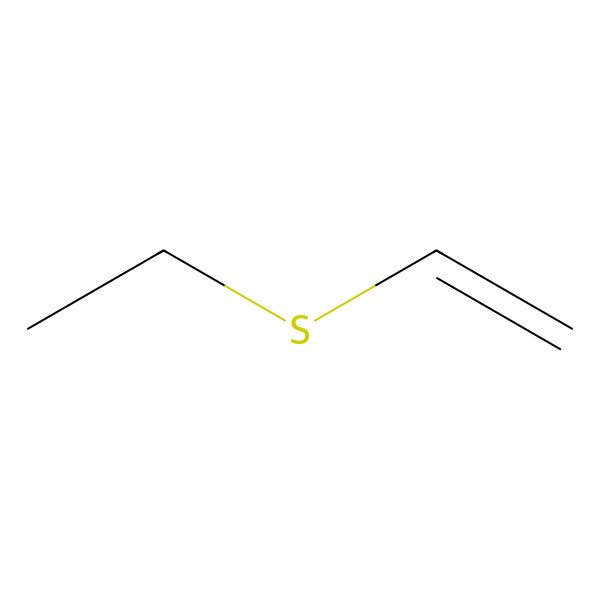 2D Structure of Ethyl vinyl sulfide