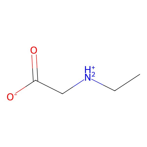 2D Structure of (Ethylammonio)acetate