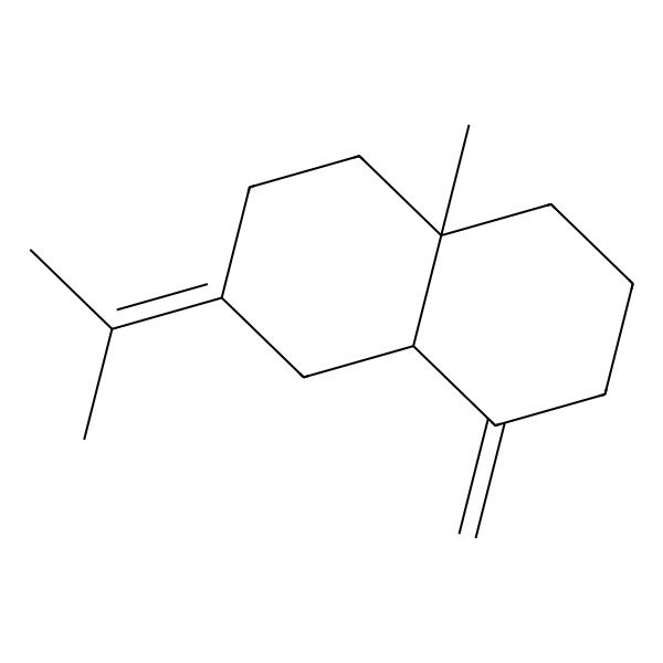 2D Structure of Eudesma-4(14),7(11)-diene