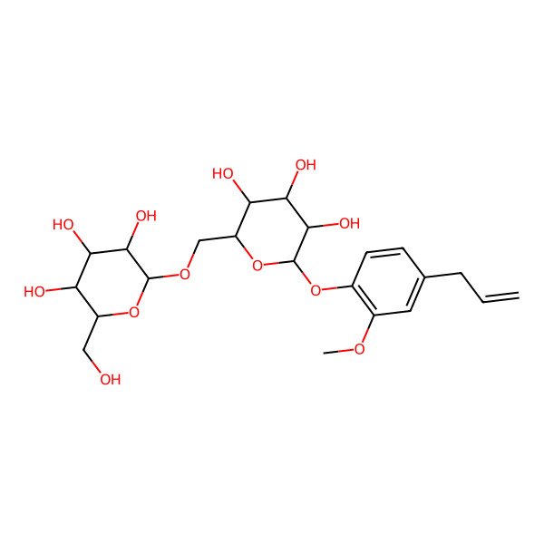 2D Structure of Eugenol gentiobioside