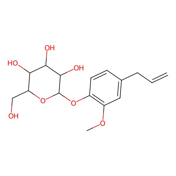 2D Structure of Eugenyl glucoside