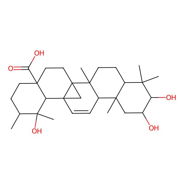 2D Structure of Euscaphic Acid D