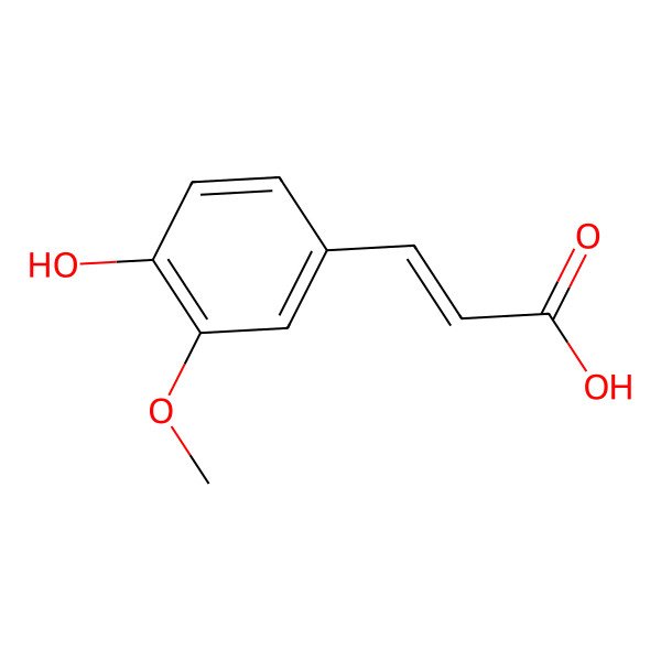 2D Structure of Ferulic Acid-d3 2D Structure of Ferulic Acid-d3