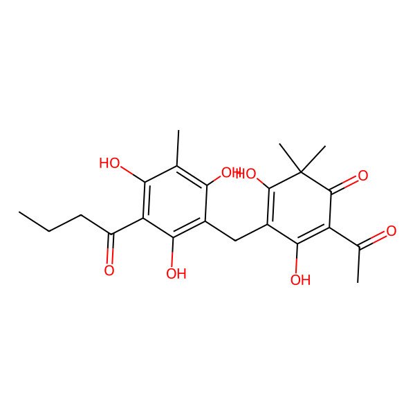 2D Structure of Flavaspidic acid AB