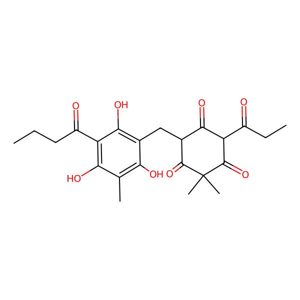 2D Structure of flavaspidic acid-PB