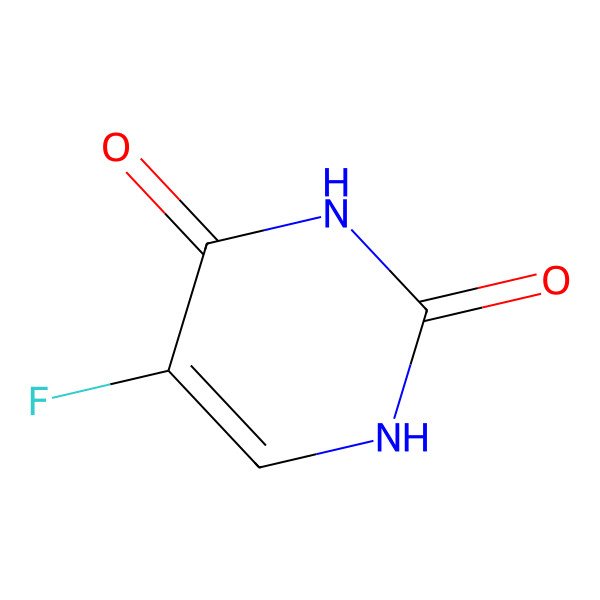 2D Structure of Fluorouracil