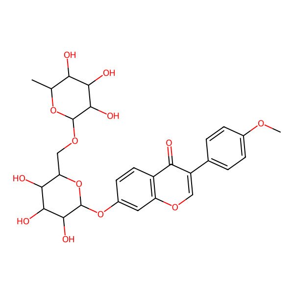2D Structure of Formononetin 7-O-rutinoside