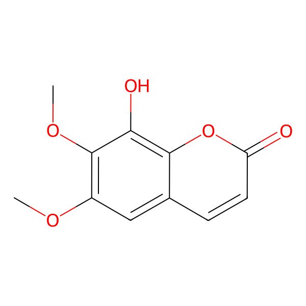 2D Structure of Fraxidin