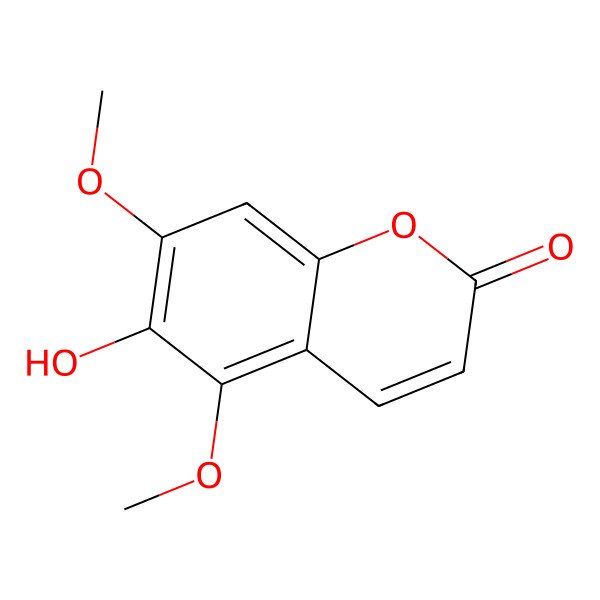 2D Structure of Fraxinol