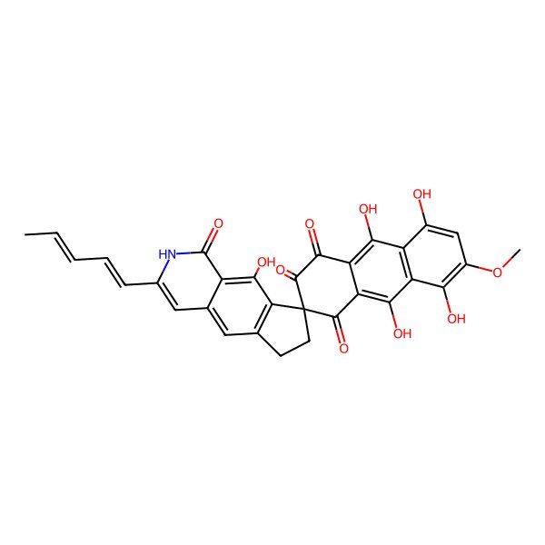 2D Structure of Fredericamycin E