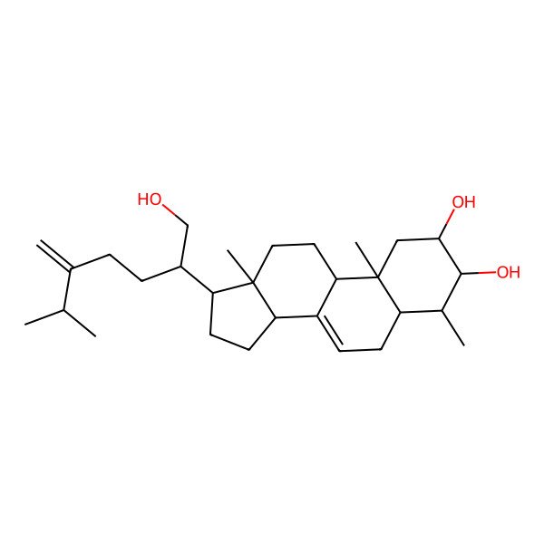 2D Structure of Fruticoside A